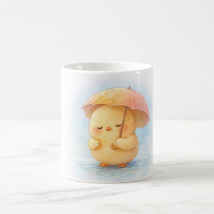 Gemütlicher Regentag Alma Küken Süße Tasse