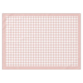 Gemütlicher Rose Gold karierte Tischdecke-Look Tischdecke (Vorderseite (Horizontal))