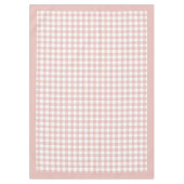 Gemütlicher Rose Gold karierte Tischdecke-Look Tischdecke (Vorderseite)