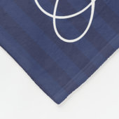 Gemütlicher roter blauer fleecedecke (Ecke)