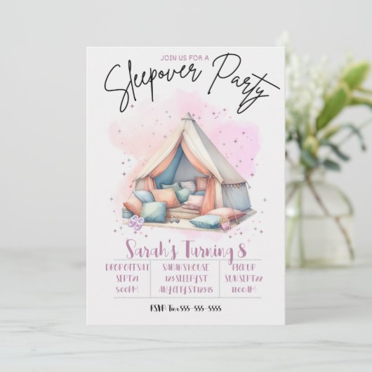 Gemütlicher Ruhepunkt Einladung (Stehend Vorderseite)