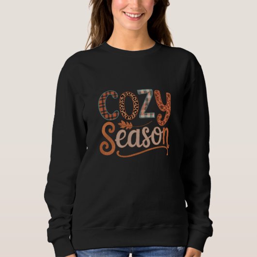 Gemütlicher Saison Retro Fall zu gemütlichen Ernte Sweatshirt (Vorderseite)