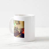 Gemütlicher Salon mit Blume Petal Lamp Kaffeetasse (Vorderseite Links)