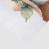 Gemütlicher Schläfer saisonaler Latte Kaffee Seidenpapier (Detail)