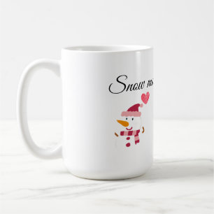 Gemütlicher Schneemann-Becher Kaffeetasse