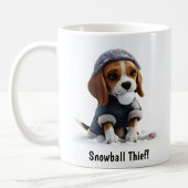 Gemütlicher Schneetag für gemütliche Beagles Kaffeetasse