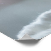 Gemütlicher Sitzender Teddybär Poster (Ecke)