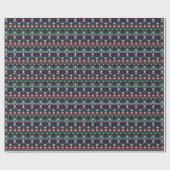 Gemütlicher skandinavischer Weihnachtspullover Str Geschenkpapier (Flach)