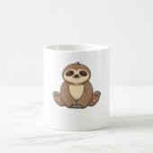 Gemütlicher Sloth Classic T - Shirt Kaffeetasse (Mittel)