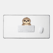 Gemütlicher Sloth Classic T - Shirt Schreibtischunterlage (Tastatur & Maus)
