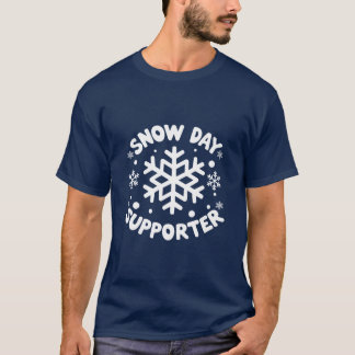 Gemütlicher Snowflake T - Shirt - Ideal für Winter