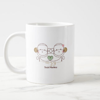 Gemütlicher Sockenaffe Jumbo-Tasse