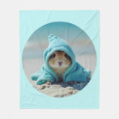 Gemütlicher Strandhammer - weich & warm Blanket fü Fleecedecke (Vorderseite)