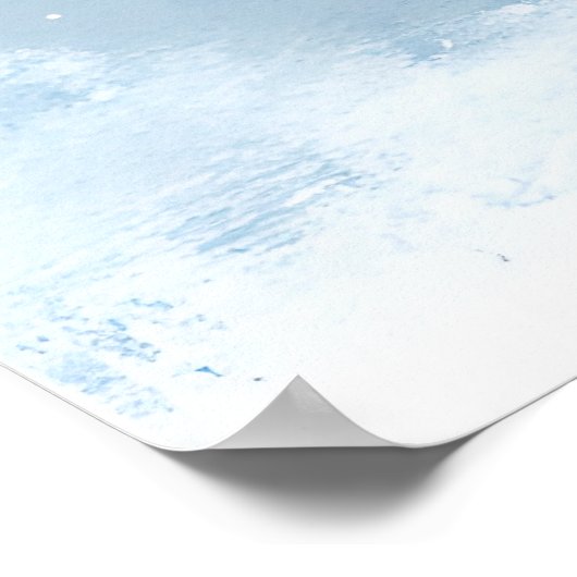 Gemütlicher Strick Nickerchen Cresent Moon Poster (Ecke)