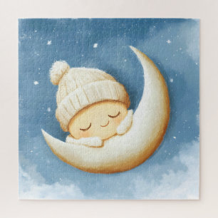 Gemütlicher Strick Nickerchen Cresent Moon Puzzle