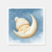 Gemütlicher Strick Nickerchen Cresent Moon Serviette (Vorderseite)