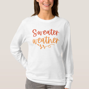 Gemütlicher Sweater Wether Herbst T - Shirt