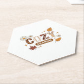 Gemütlicher T - Shirt in der Jahreszeit Untersetzer (angewinkelt)