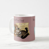 Gemütlicher Tabby Pink Muttertag Kaffeetasse (Vorderseite Links)