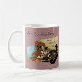 Gemütlicher Tabby Pink Muttertag Kaffeetasse (Links)