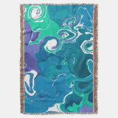 Gemütlicher Throw Blanket Marmor Stil. Decke (Vorderseite Vertikal)