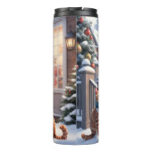 Gemütlicher Türgruß Thermosbecher (Rückseite)