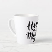 Gemütlicher und herzlicher Kaffeebecher Milchtasse (Linke Ecke)