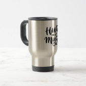 Gemütlicher und herzlicher Kaffeebecher Reisebecher (Vorderseite Links)