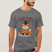 Gemütlicher und Niedlicher Fox im Herbst Pullover (Vorderseite)