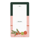 Gemütlicher und warmer, rosafarbener Pullover bis  (Vorne)