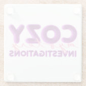 Gemütlicher Untersetzer für Mystery Investigations (Rückseite)