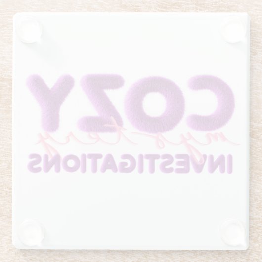 Gemütlicher Untersetzer für Mystery Investigations (Rückseite)