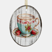 Gemütlicher Urlaub Delikatessen Keramik Ornament (Rechts)