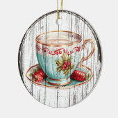 Gemütlicher Urlaub Delikatessen Keramik Ornament (Links)