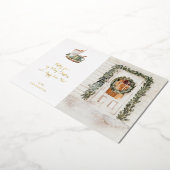 Gemütlicher Urlaub, heißer Drink Folieneinladung (Gedreht)