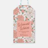 Gemütlicher Urlaub in Rosa Boho Geschenkanhänger (Vorderseite)