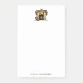 Gemütlicher Viktorianischer Kamin Weihnachten Post-it Klebezettel (Vorderseite)