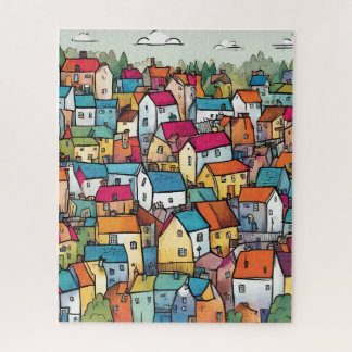 Gemütlicher Village-Charme Puzzle