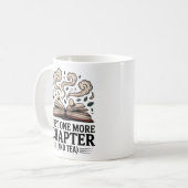 Gemütlicher, Vintager Bücher und Tee Kaffeetasse (Vorderseite Links)