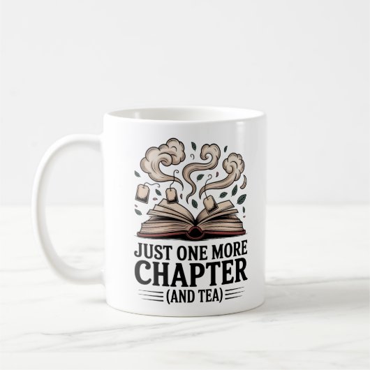 Gemütlicher, Vintager Bücher und Tee Kaffeetasse (Links)