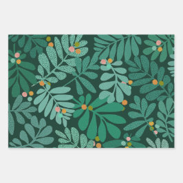 Gemütlicher Wald Geschenkpapier Set