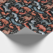 Gemütlicher Wald Weihnachten Geschenkpapier (Ecke)