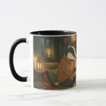 Gemütlicher Waldcampfire-Tiere-Kaffeebecher