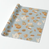 Gemütlicher warmer Herbst Geschenkpapier (Ungerollt)