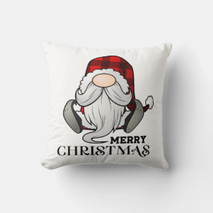 Gemütlicher Weihnachts-Gnom Kissen