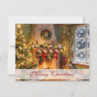 Gemütlicher Weihnachts-Kamin-Zauber