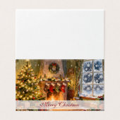 Gemütlicher Weihnachts-Kaminzauber (Außenseite Aufgefaltet)