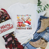 Gemütlicher Weihnachts-Vibes-T - Shirt