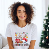 Gemütlicher Weihnachts-Vibes-T - Shirt