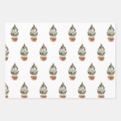 Gemütlicher Weihnachtsbaum Geschenkpapier Set (Vorderseite 3)